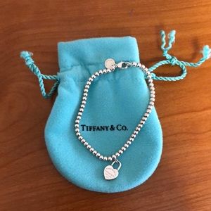 Tiffany & co mini lock heart bracelet